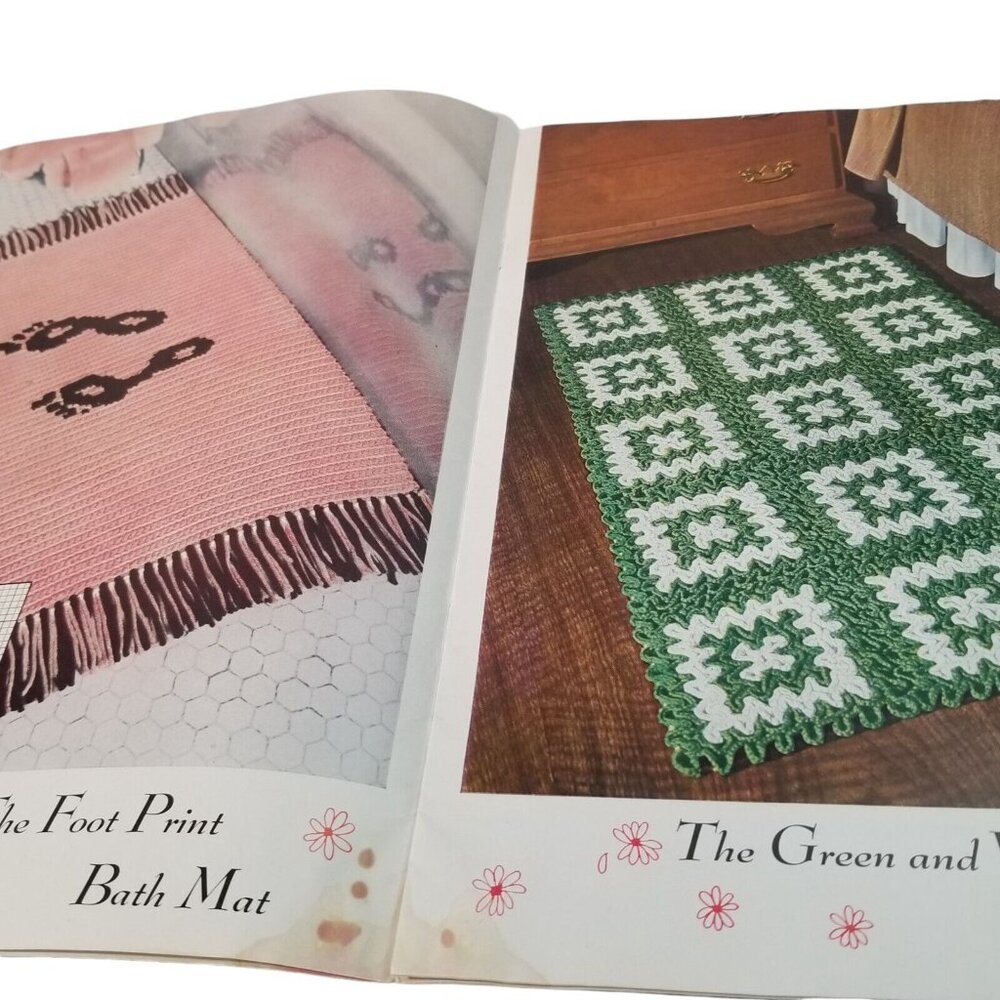 Star Rug Book 1952 Crocheted Rugs Star Rug Book 93 American Thread Company - Picture 6 of 11